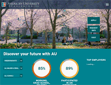 Tablet Screenshot of eaglenews.american.edu