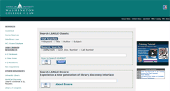 Desktop Screenshot of leagle.wcl.american.edu