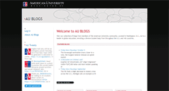 Desktop Screenshot of blogs.american.edu