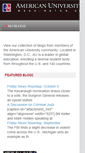 Mobile Screenshot of blogs.american.edu