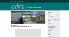 Desktop Screenshot of digitalcommons.wcl.american.edu